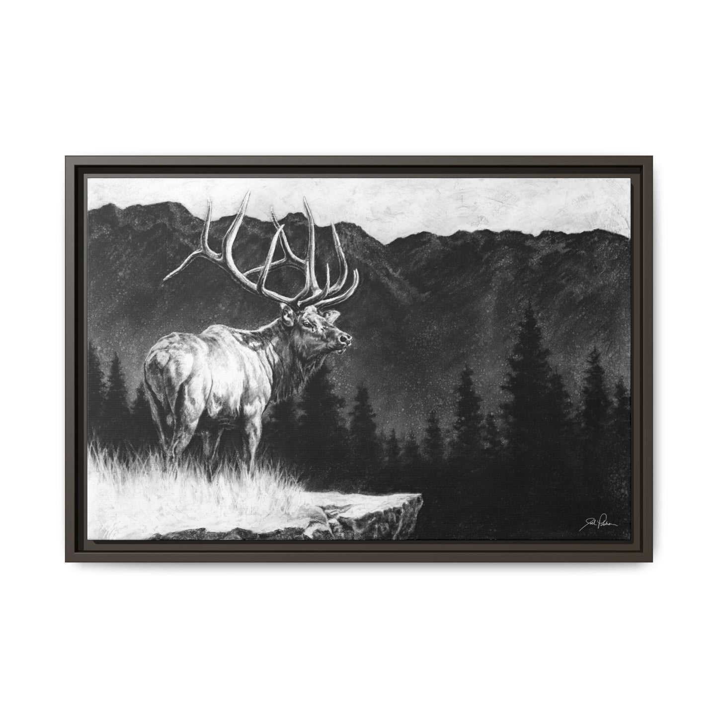 "Relentless" Framed Canvas
