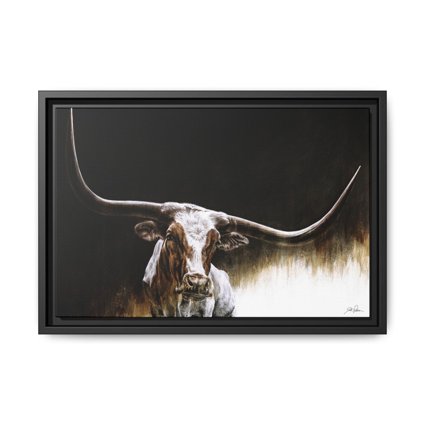 "Lone Star" Framed Canvas