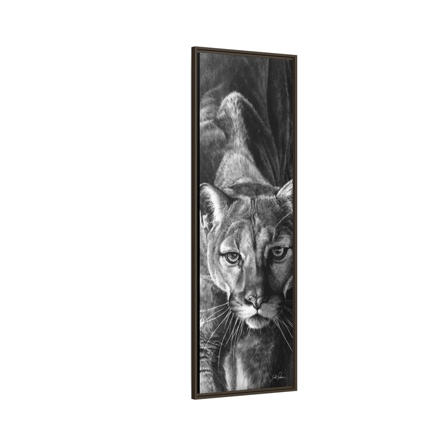"Watcher in the Woods" Framed Canvas