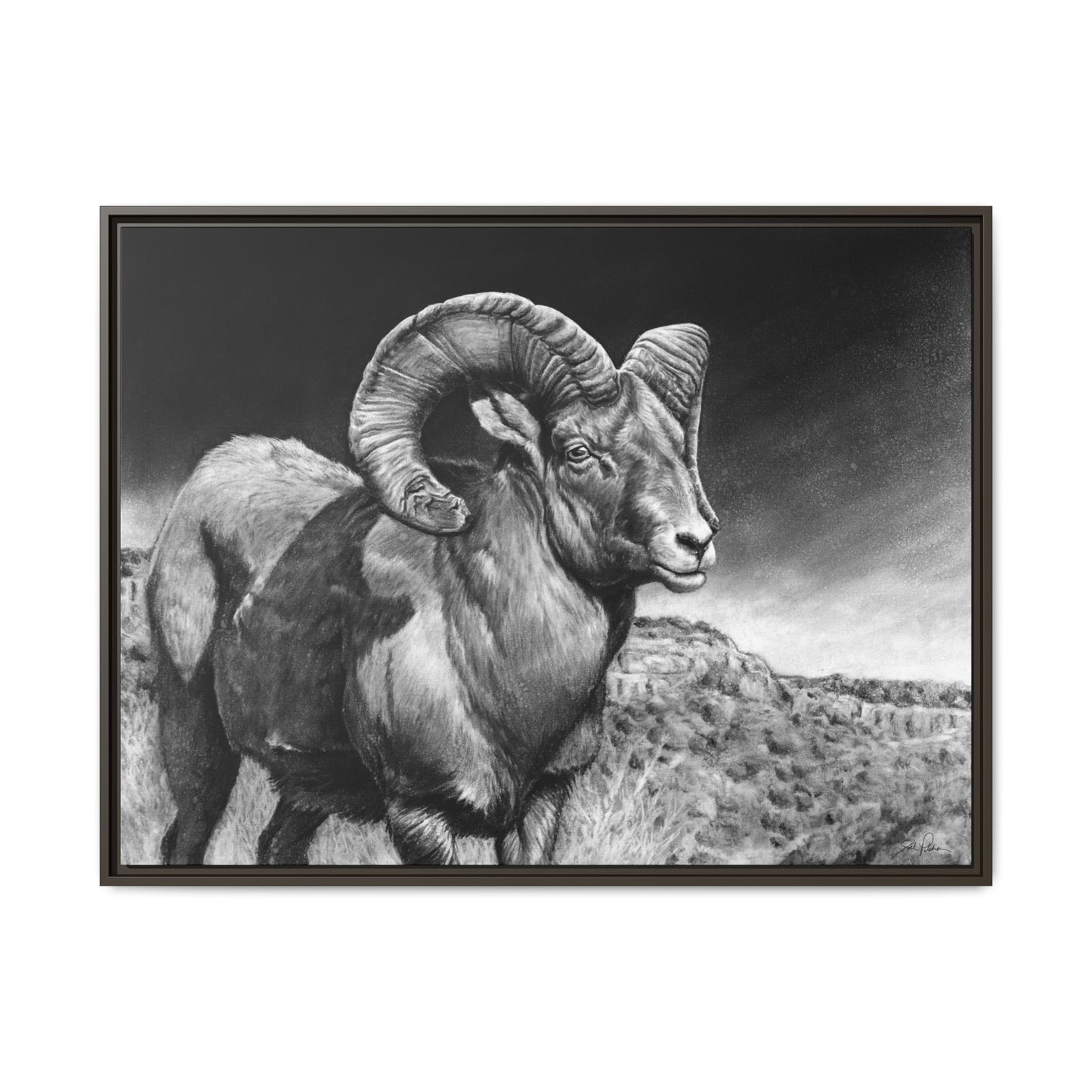 "High Class" Framed Canvas