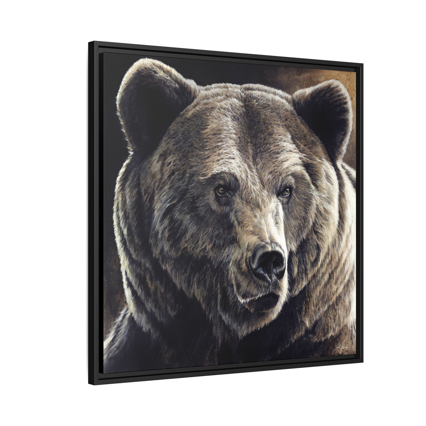 "Kodiak" Framed Canvas
