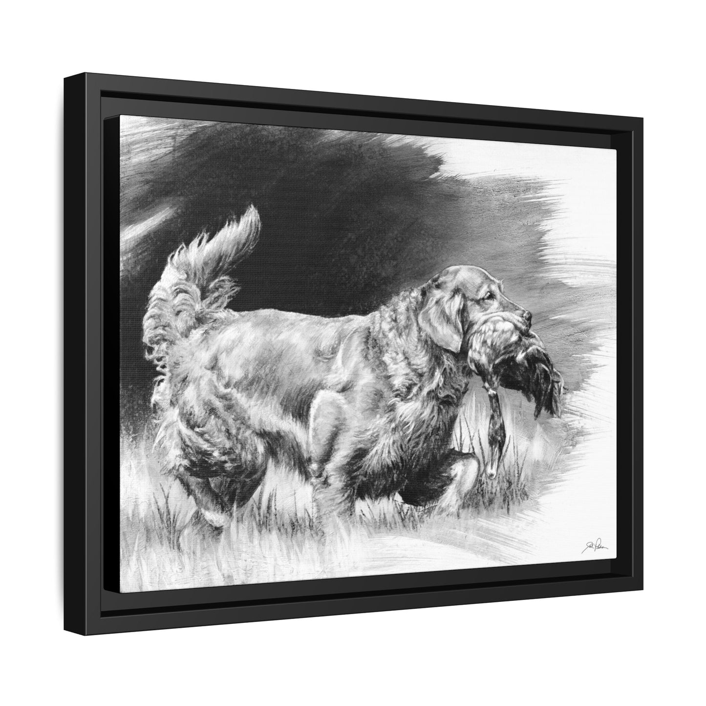 "Good Dog" Framed Canvas