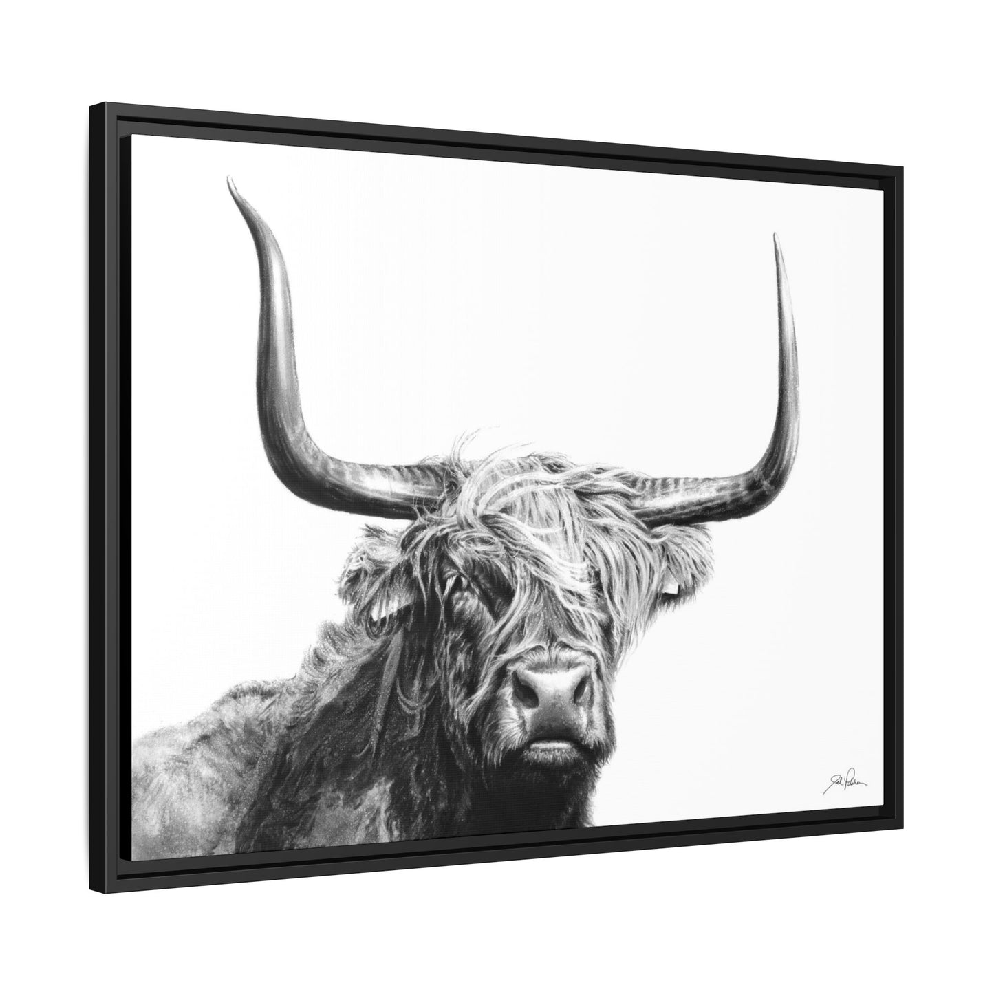 "Highlander" Framed Canvas