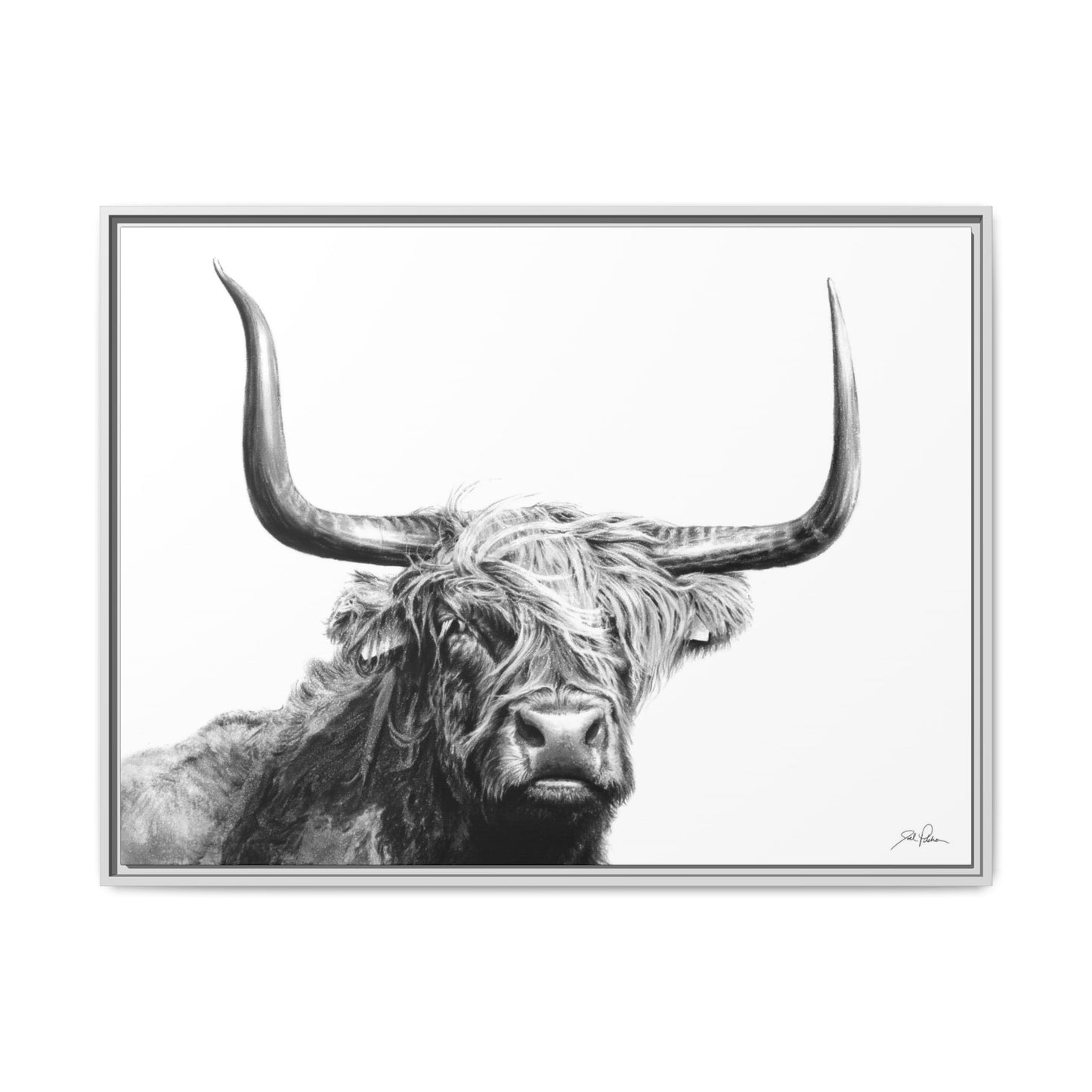 "Highlander" Framed Canvas