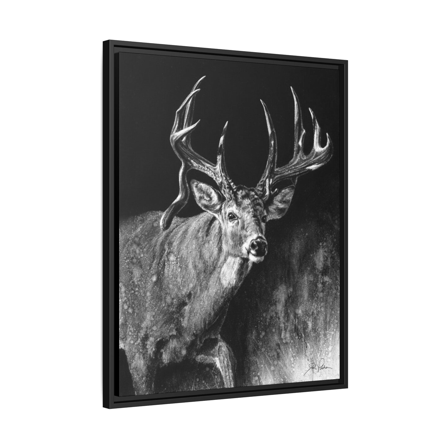 "Jaw Dropper" Framed Canvas