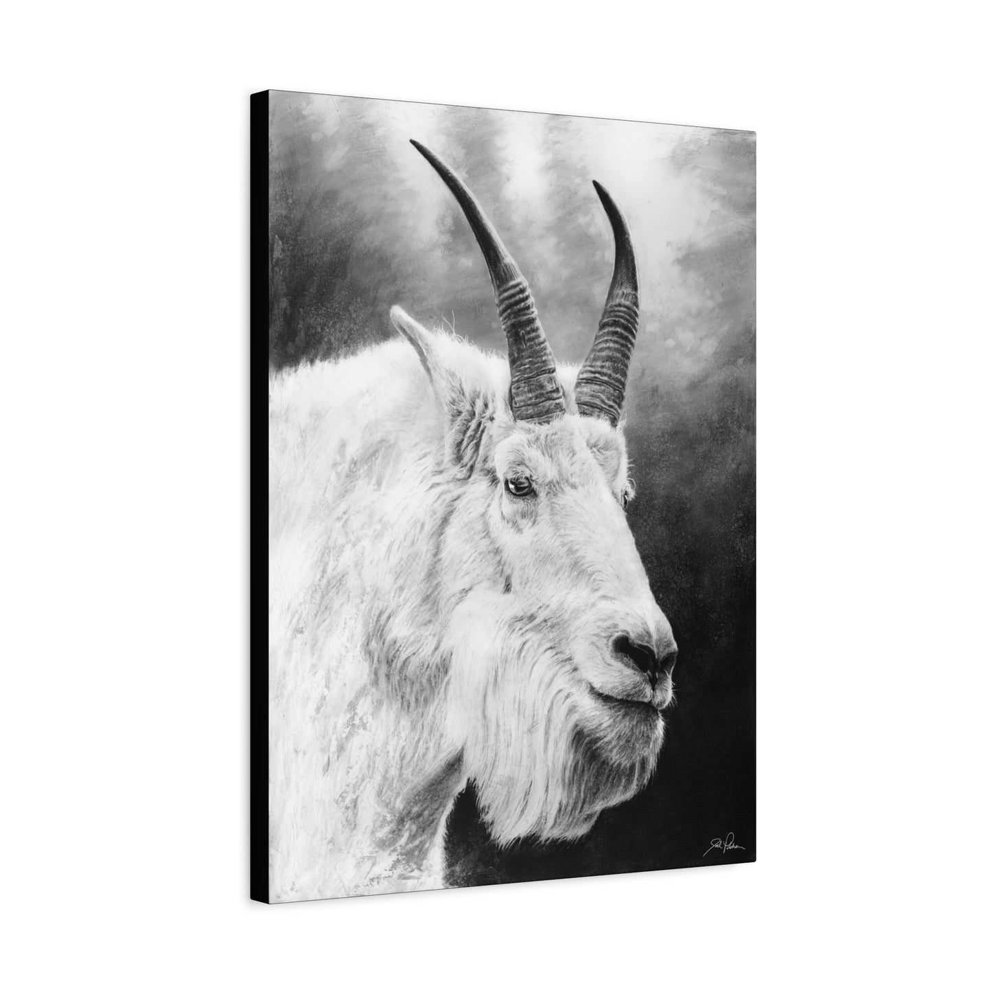 "G.O.A.T." Stretched Canvas