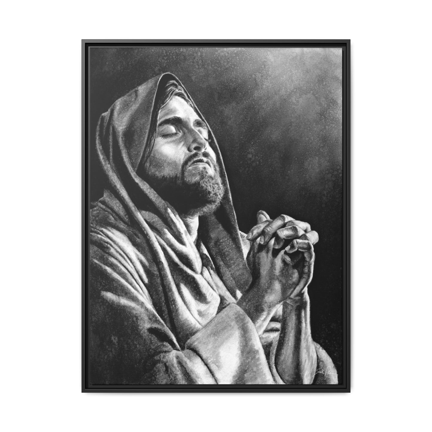 "Thy Will Be Done" Framed Canvas