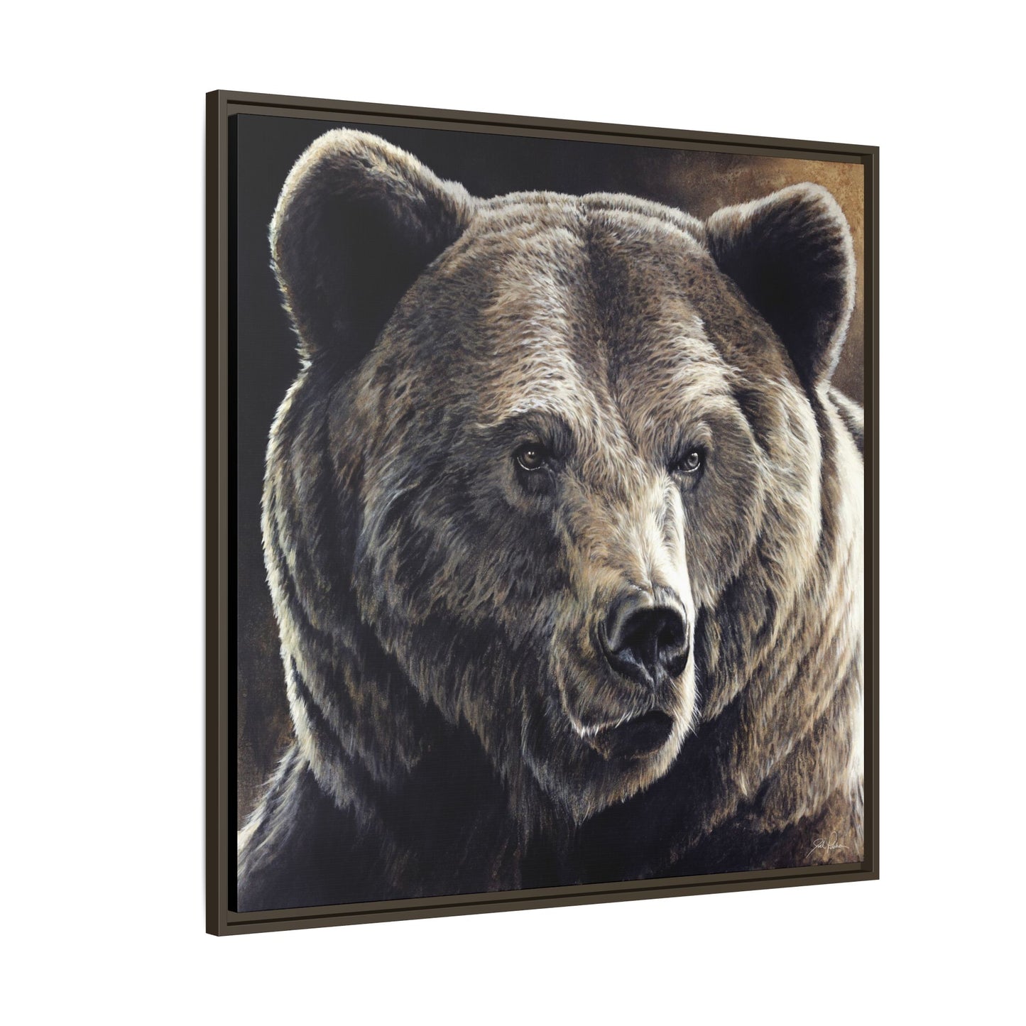 "Kodiak" Framed Canvas