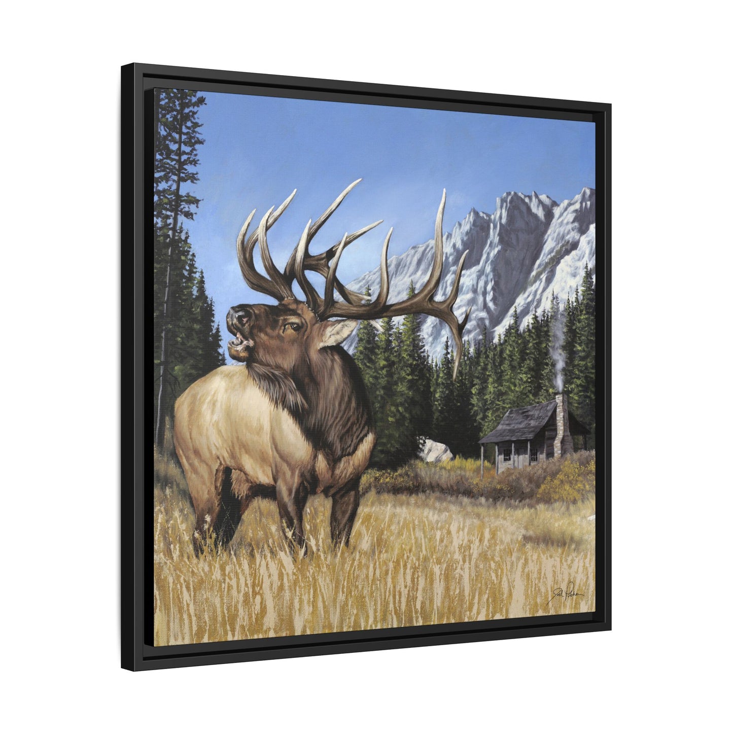 "Sanctuary" Framed Canvas