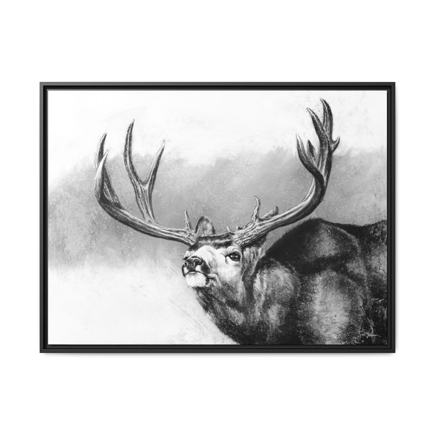 "Heavy & Wide" Framed Canvas