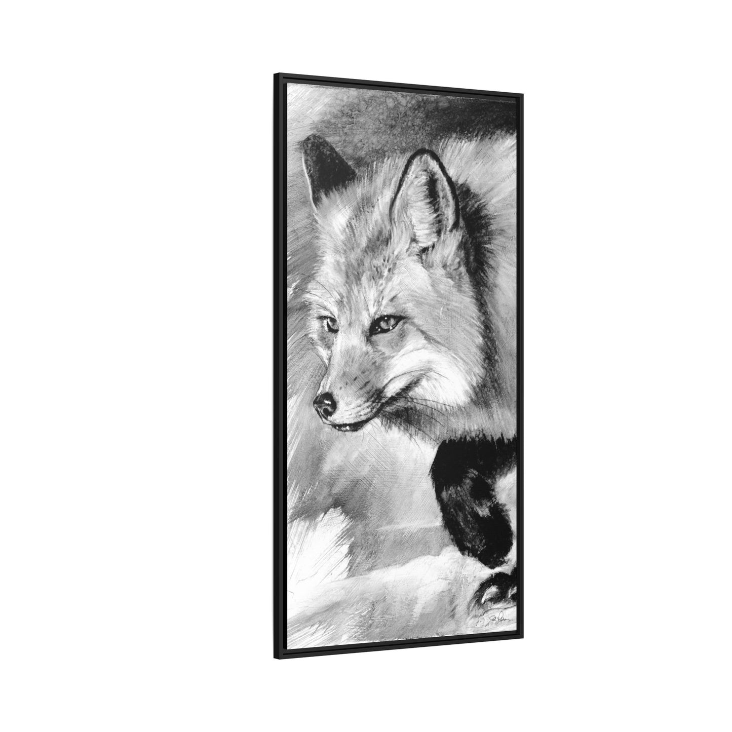 "Fox" Framed Canvas