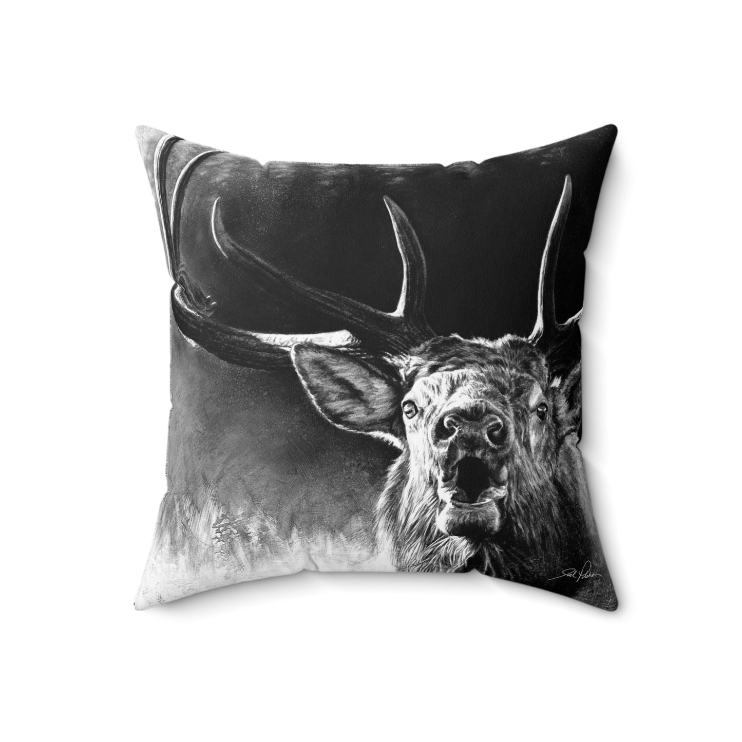 "Battle Cry" Square Pillow.