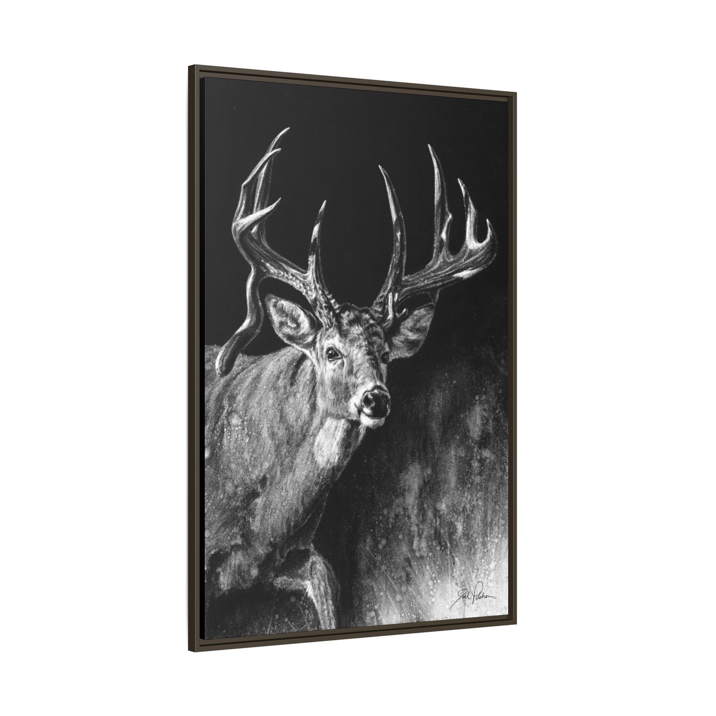 "Jaw Dropper" Framed Canvas