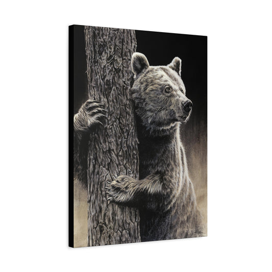 "Bear Hug" Stretched Canvas