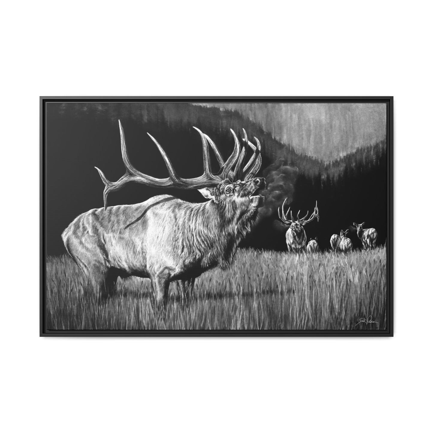 "The Contender" Framed Canvas