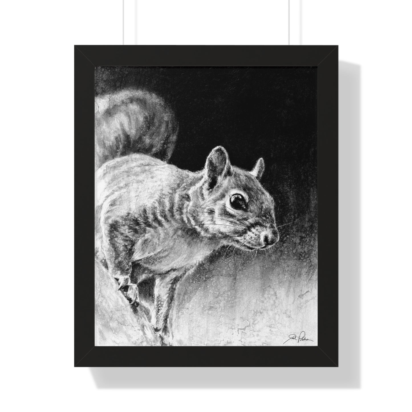"Squirrel" Framed Paper Print