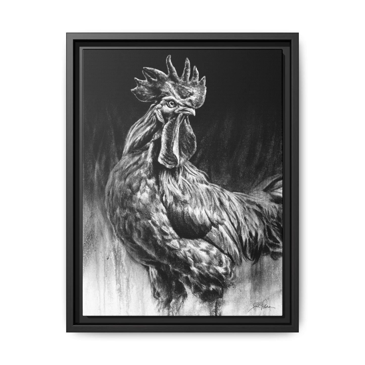 "Yard Boss" Framed Canvas