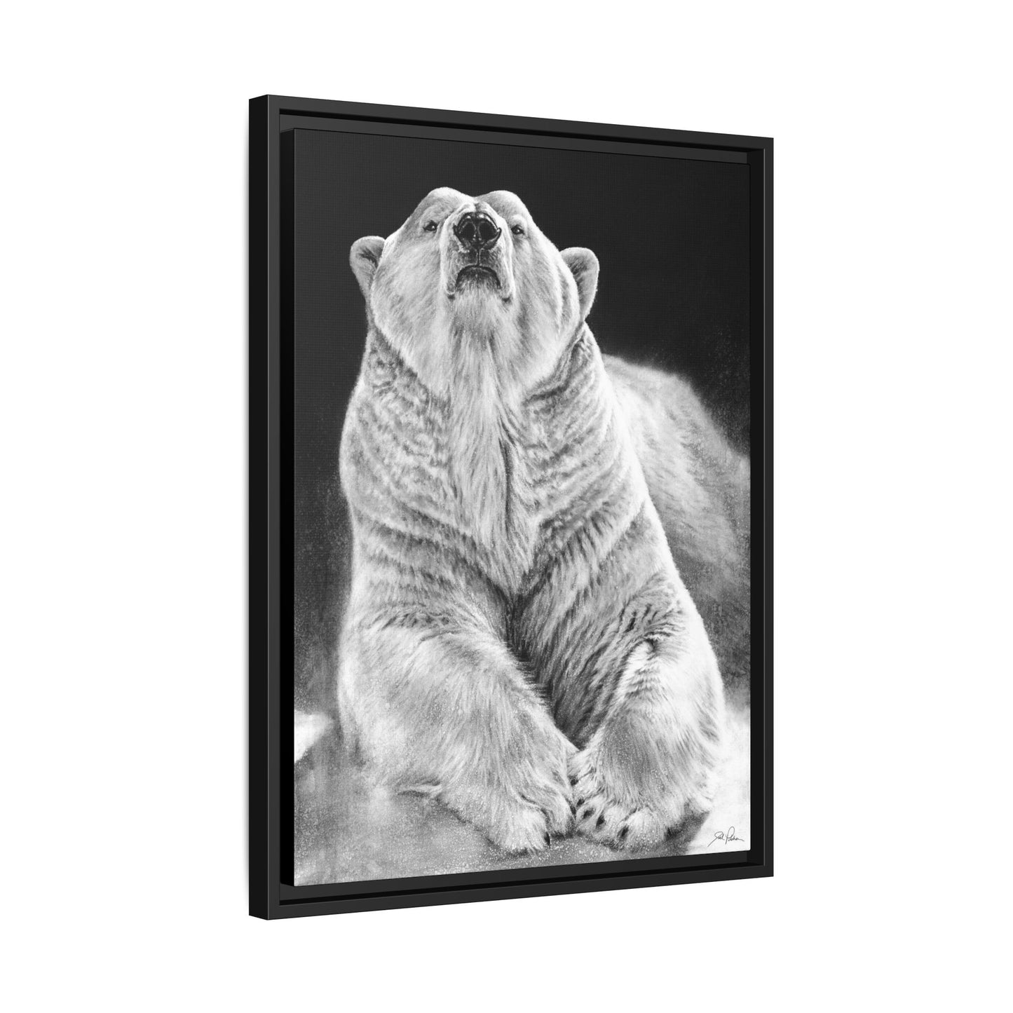 "Defiant" Framed Canvas