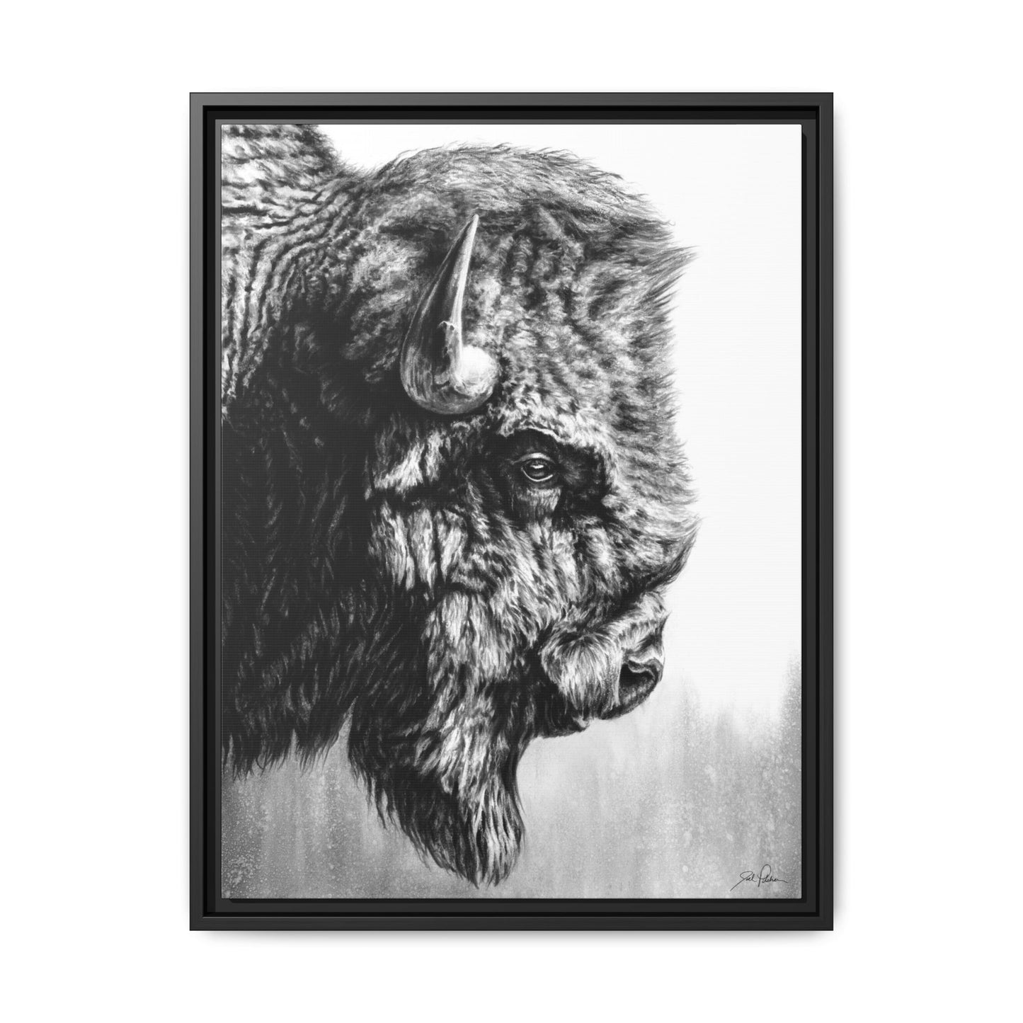 "Headstrong" Framed Canvas