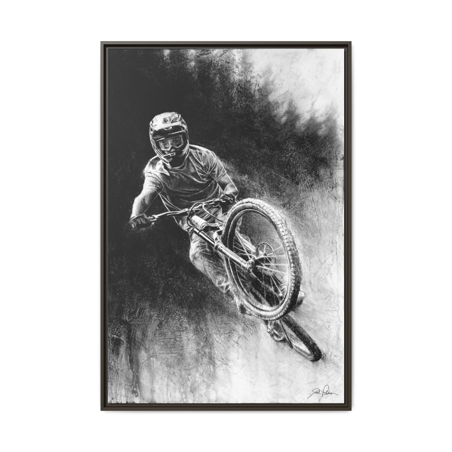 "Mountain Air" Framed Canvas