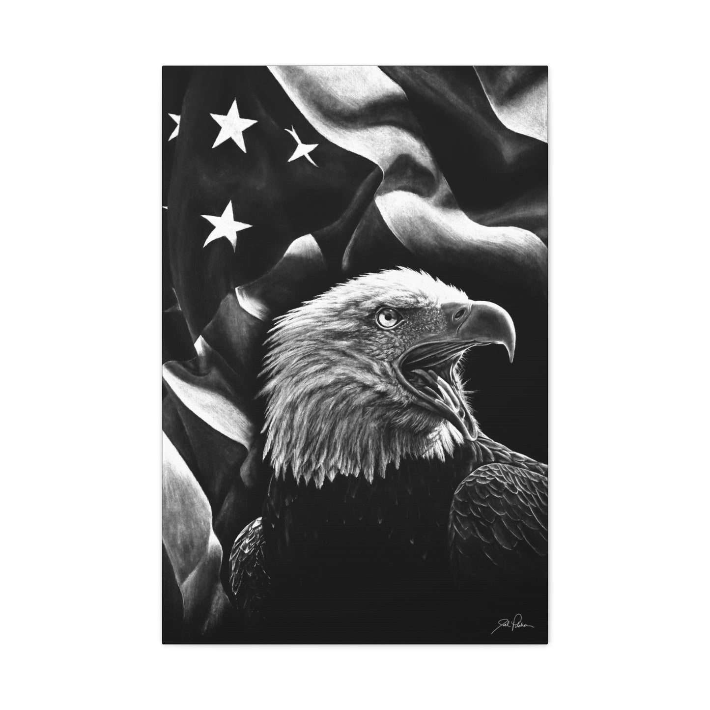 "American Eagle" Stretched Canvas