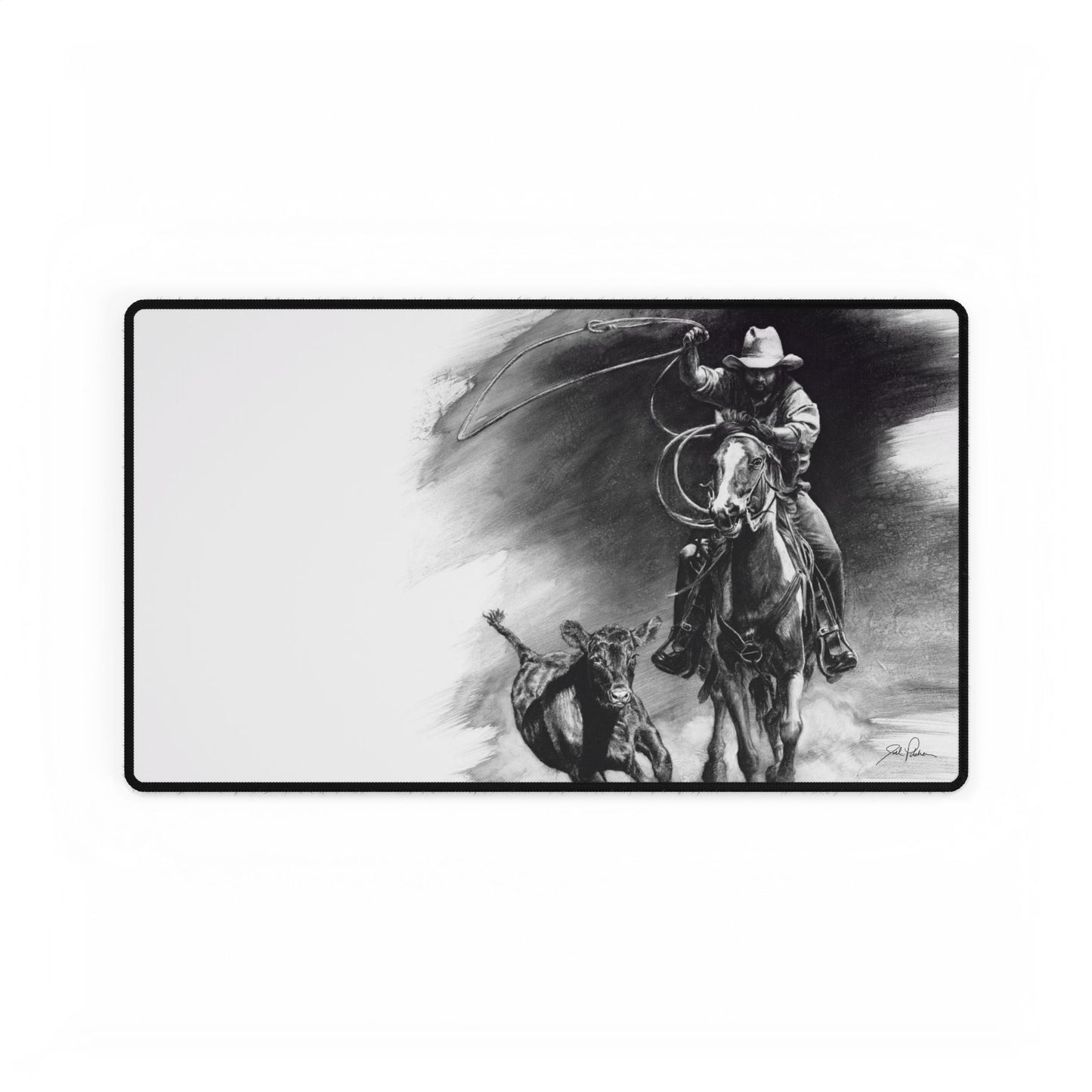 "Calf Roping" Mouse Pad
