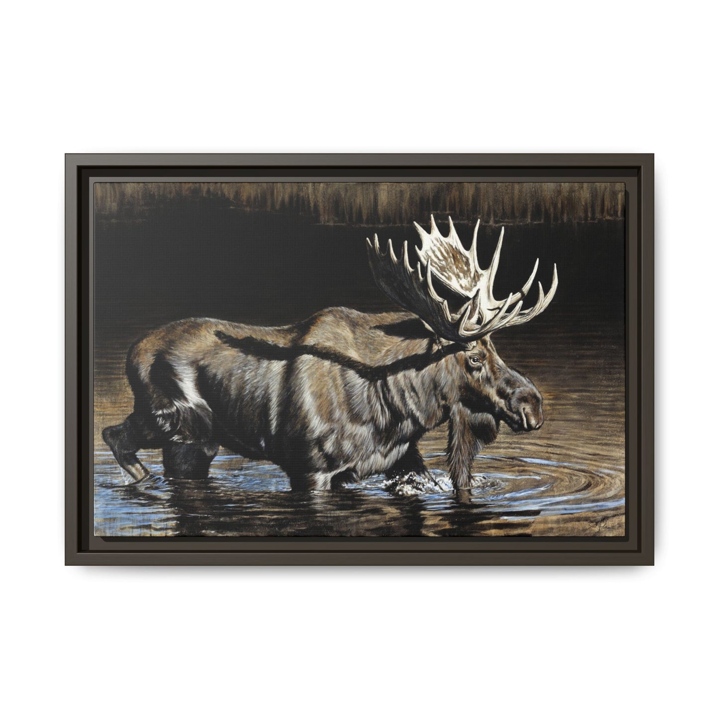 "Big Dipper" Framed Canvas