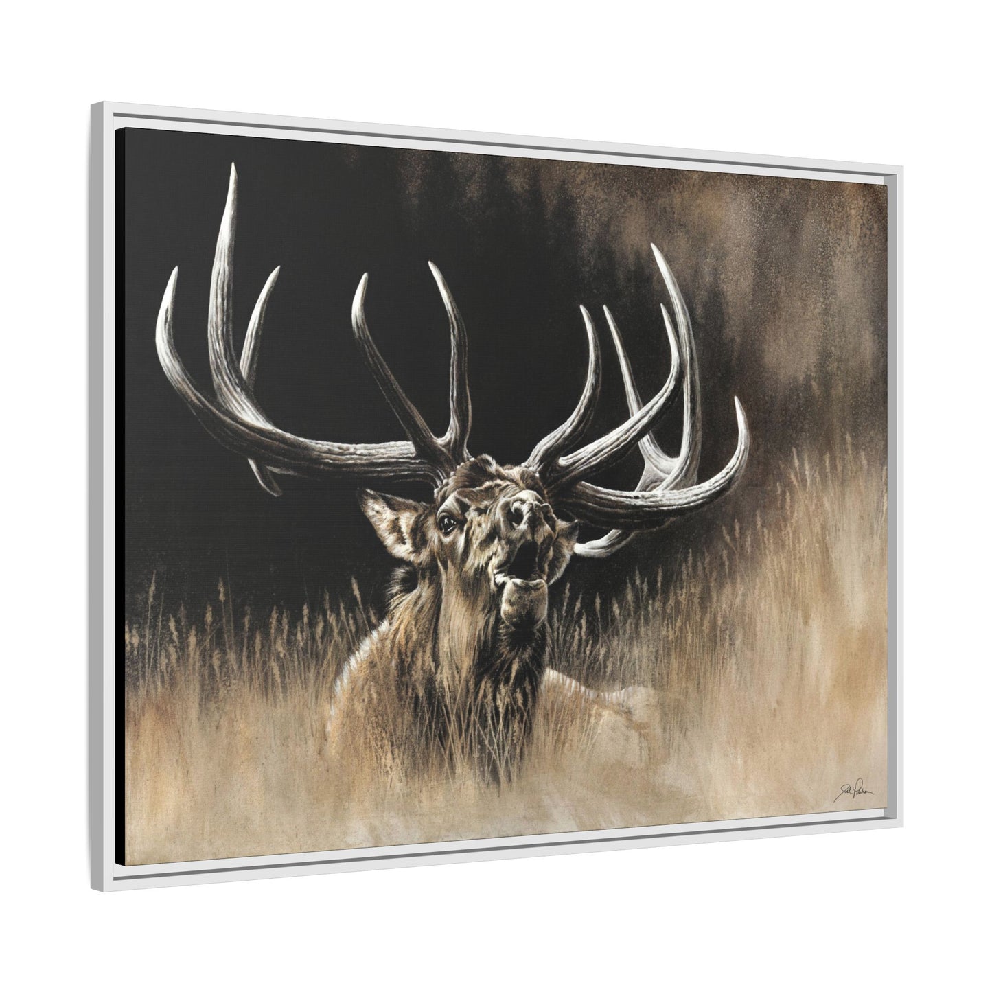 "Wake Up Call" Framed Canvas