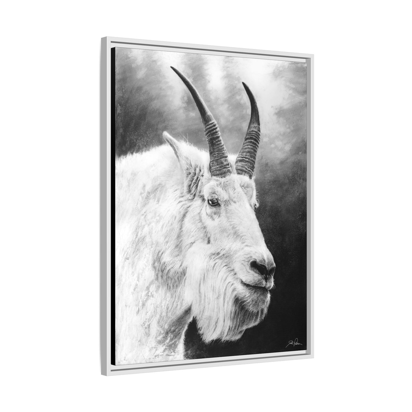"G.O.A.T." Framed Canvas