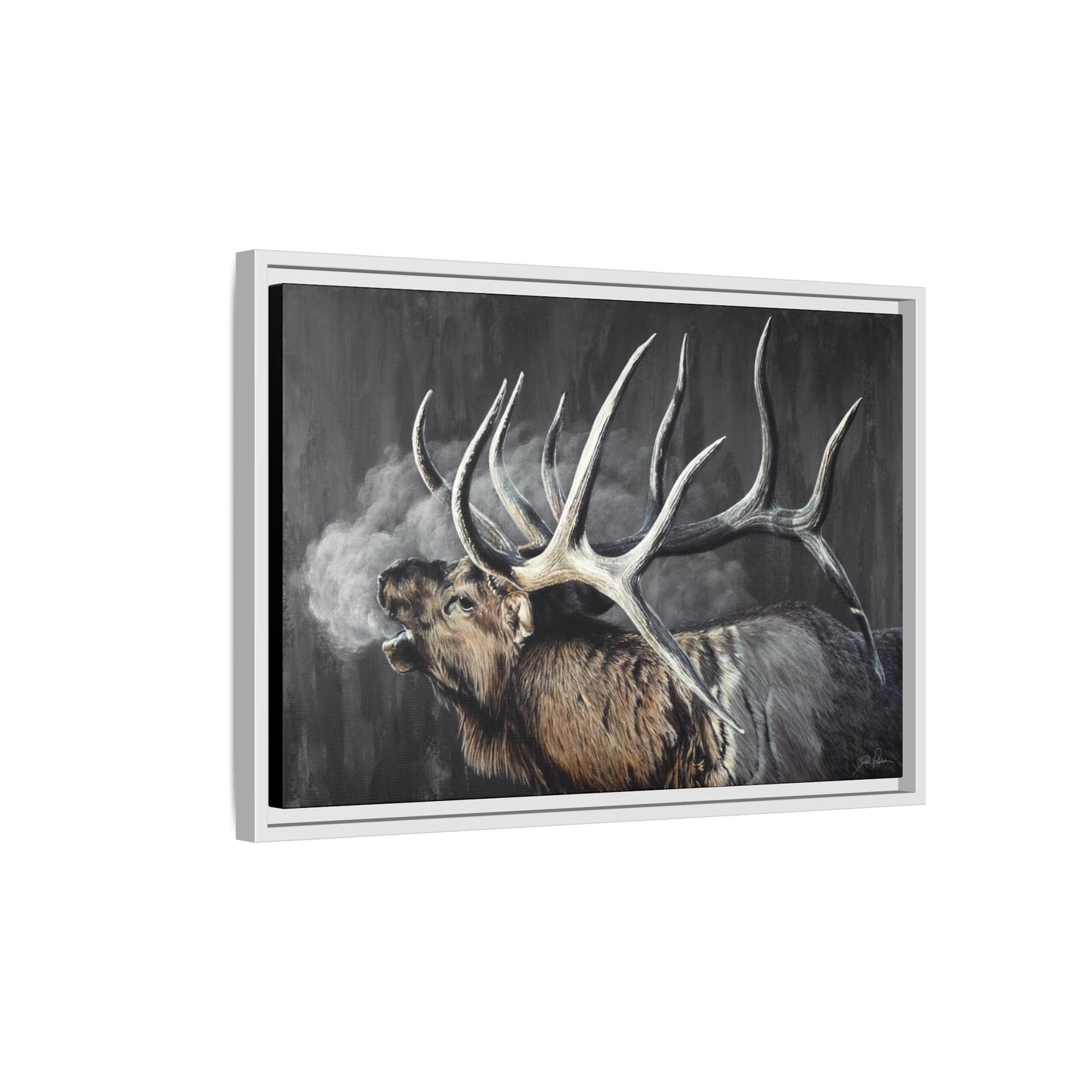 "Last Call" Framed Canvas