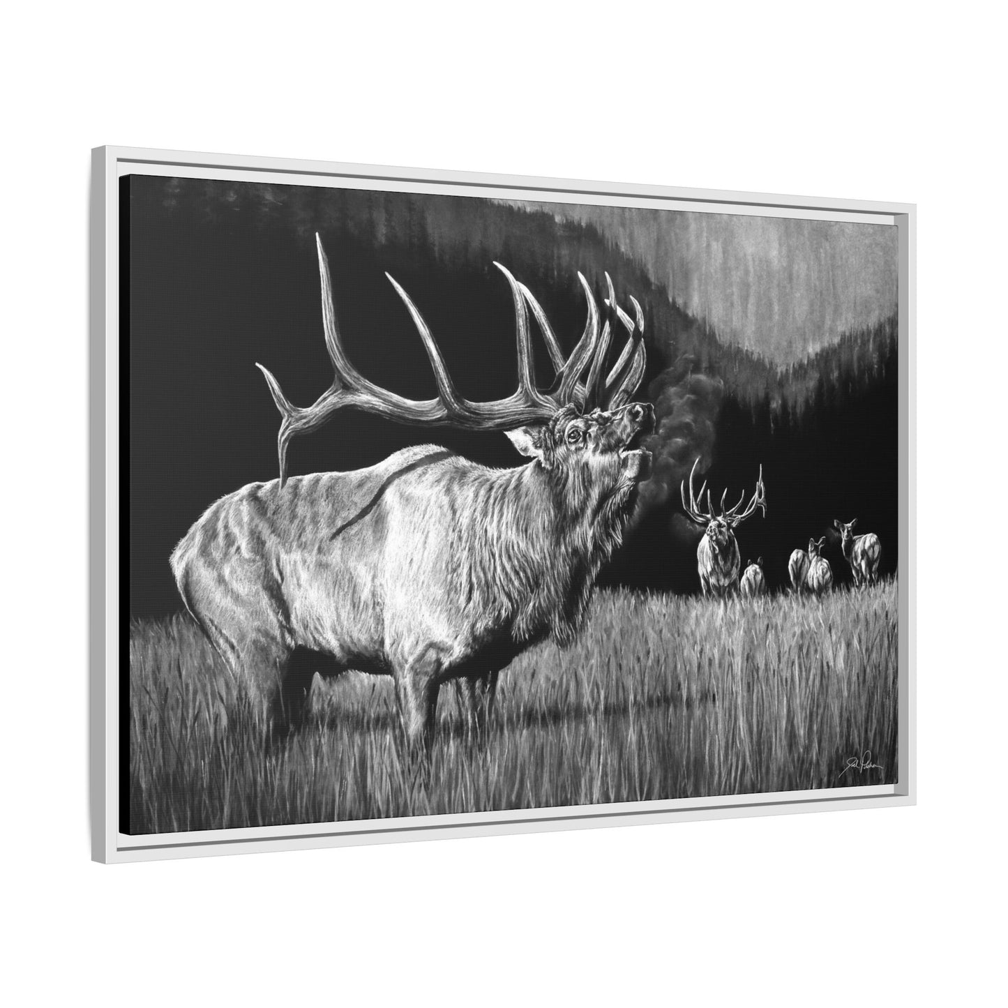 "The Contender" Framed Canvas