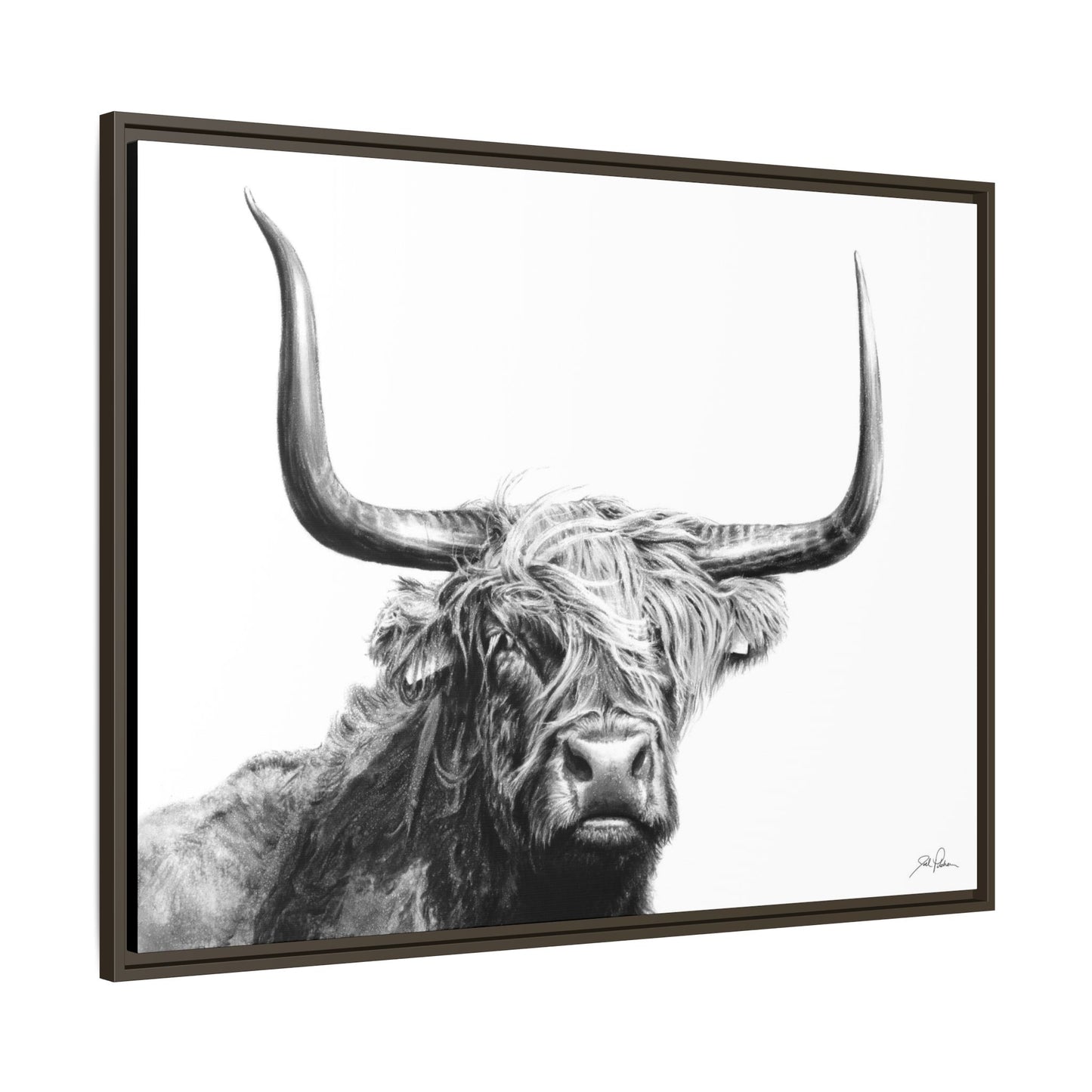 "Highlander" Framed Canvas
