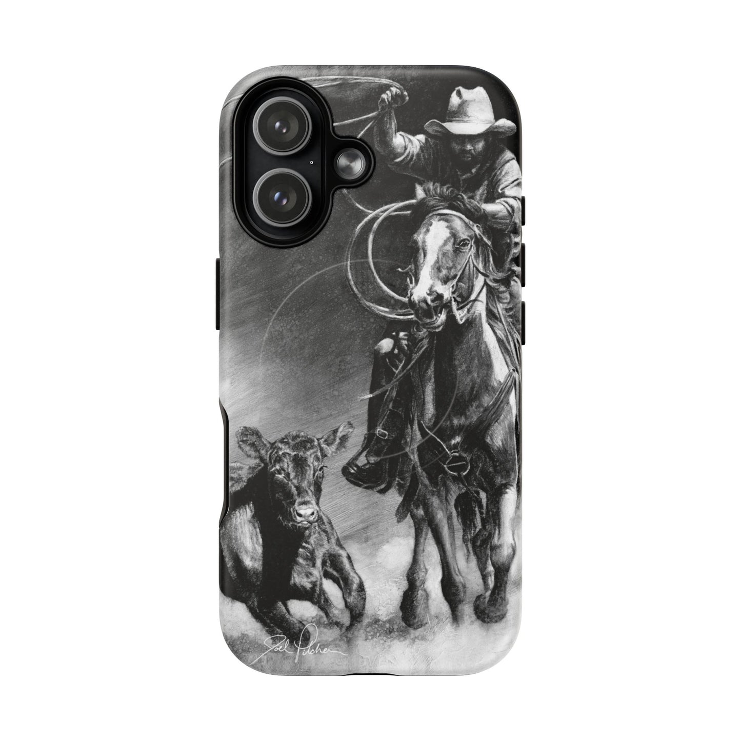 "Calf Roping" Magnetic Tough Case