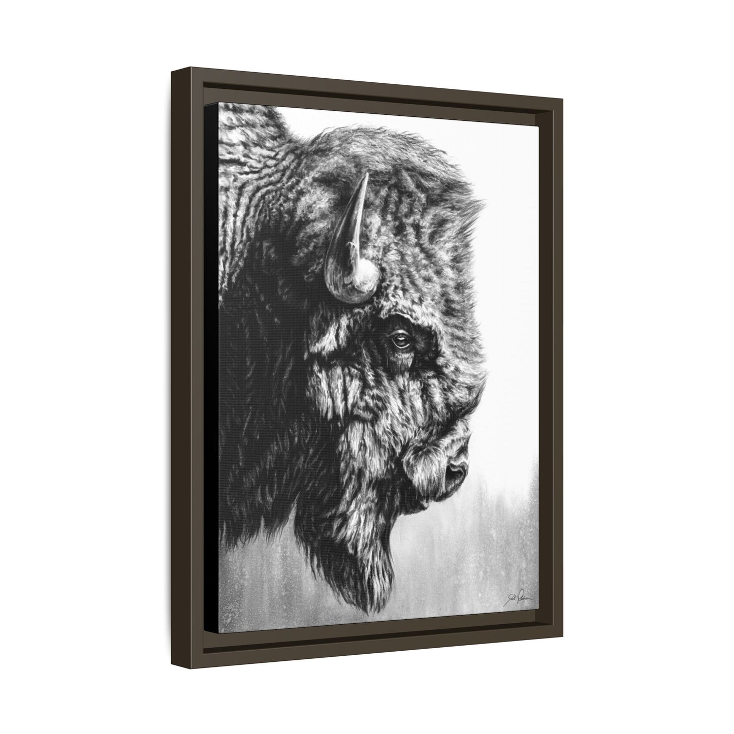 "Headstrong" Framed Canvas
