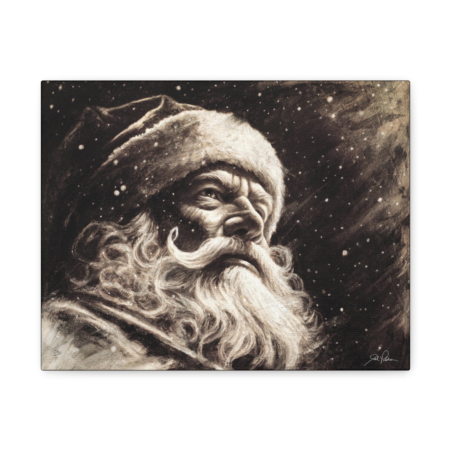 "Kris Kringle" Stretched Canvas