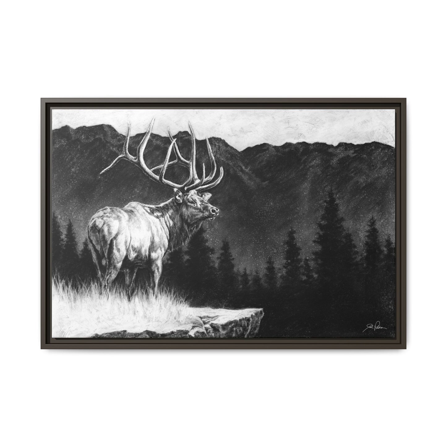 "Relentless" Framed Canvas