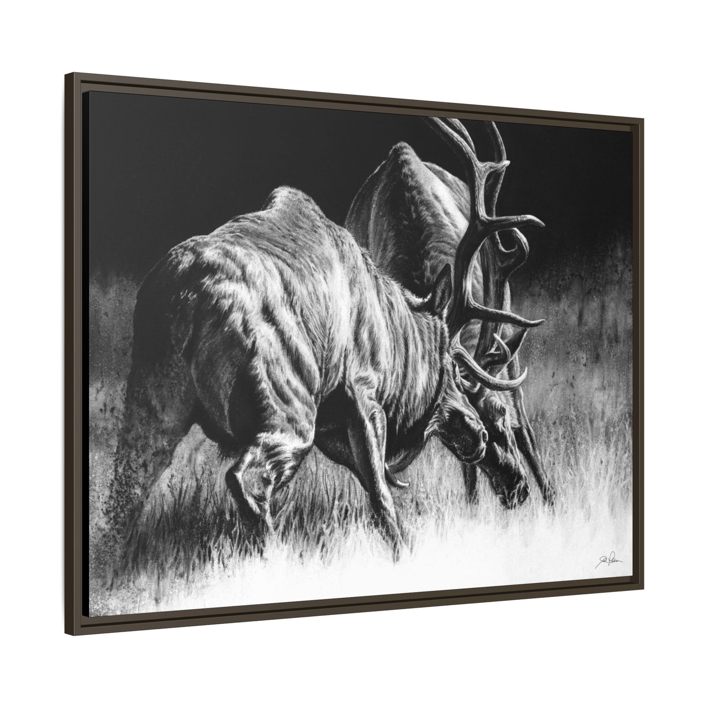 "Winner Takes All" Framed Canvas