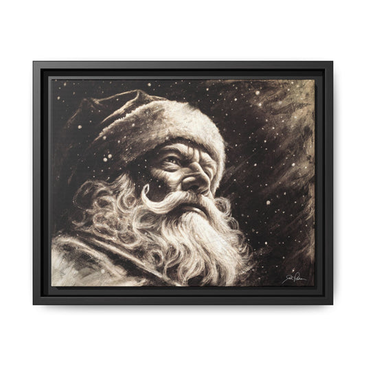 "Kris Kringle" Framed Canvas