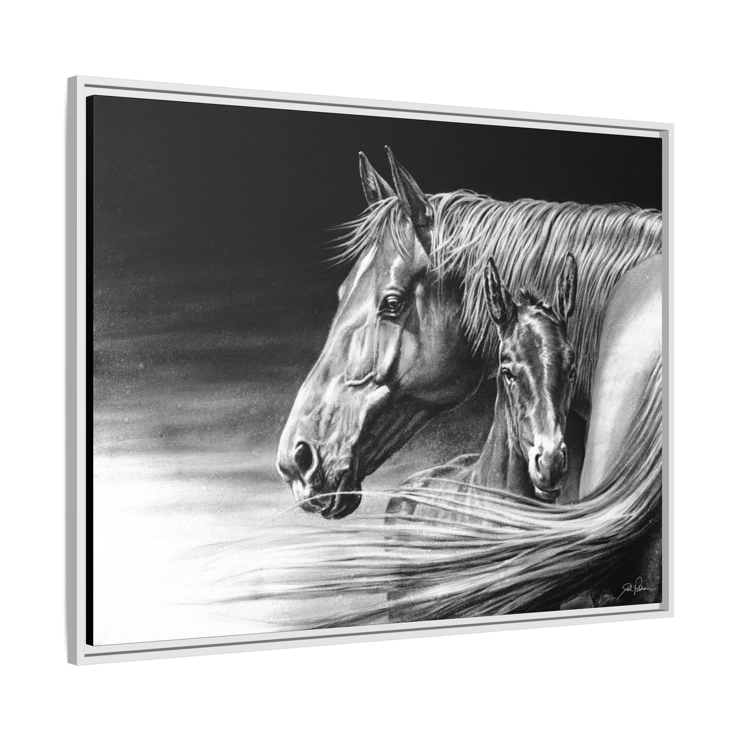 "Safe and Sound" Framed Canvas