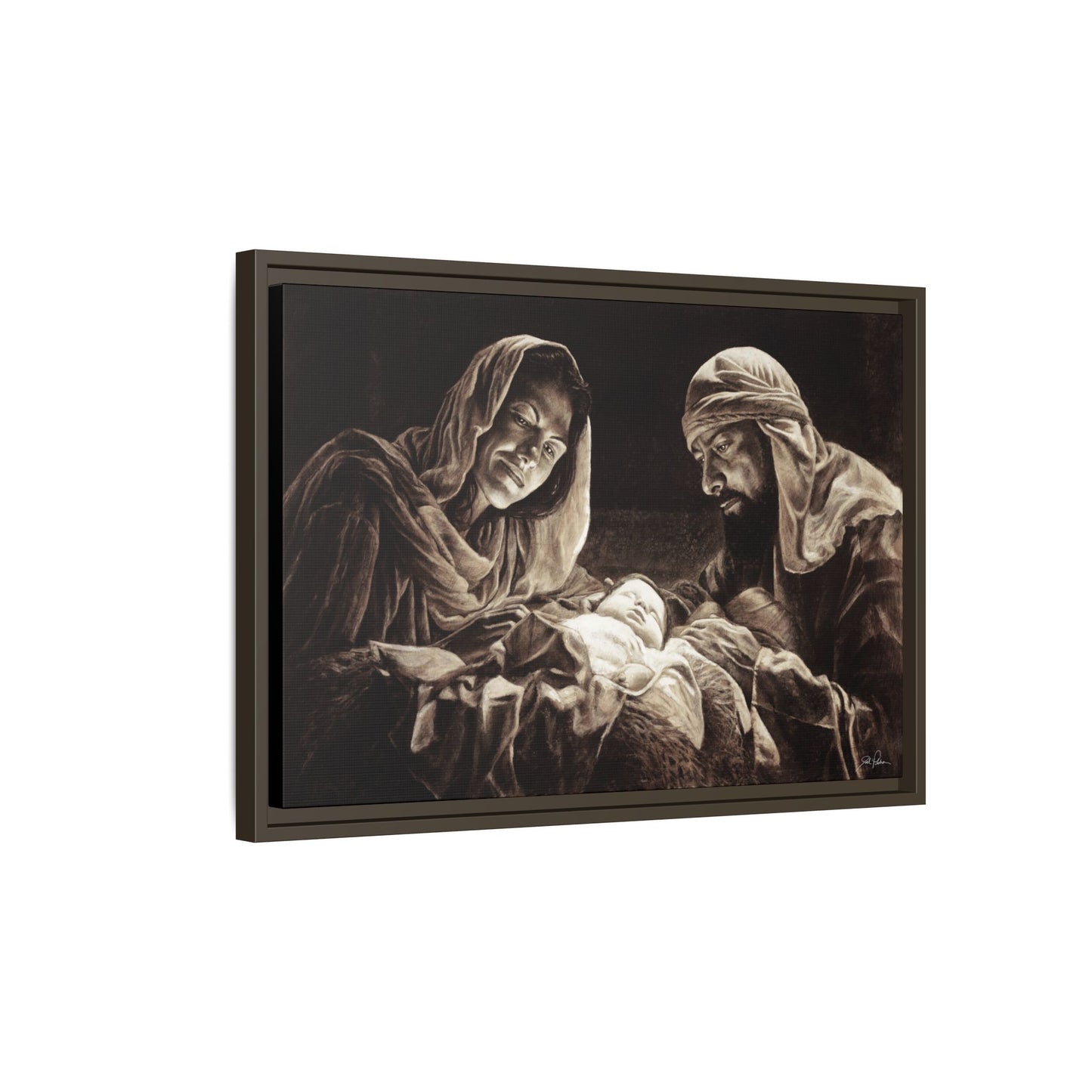 "Light of the World" Framed Canvas