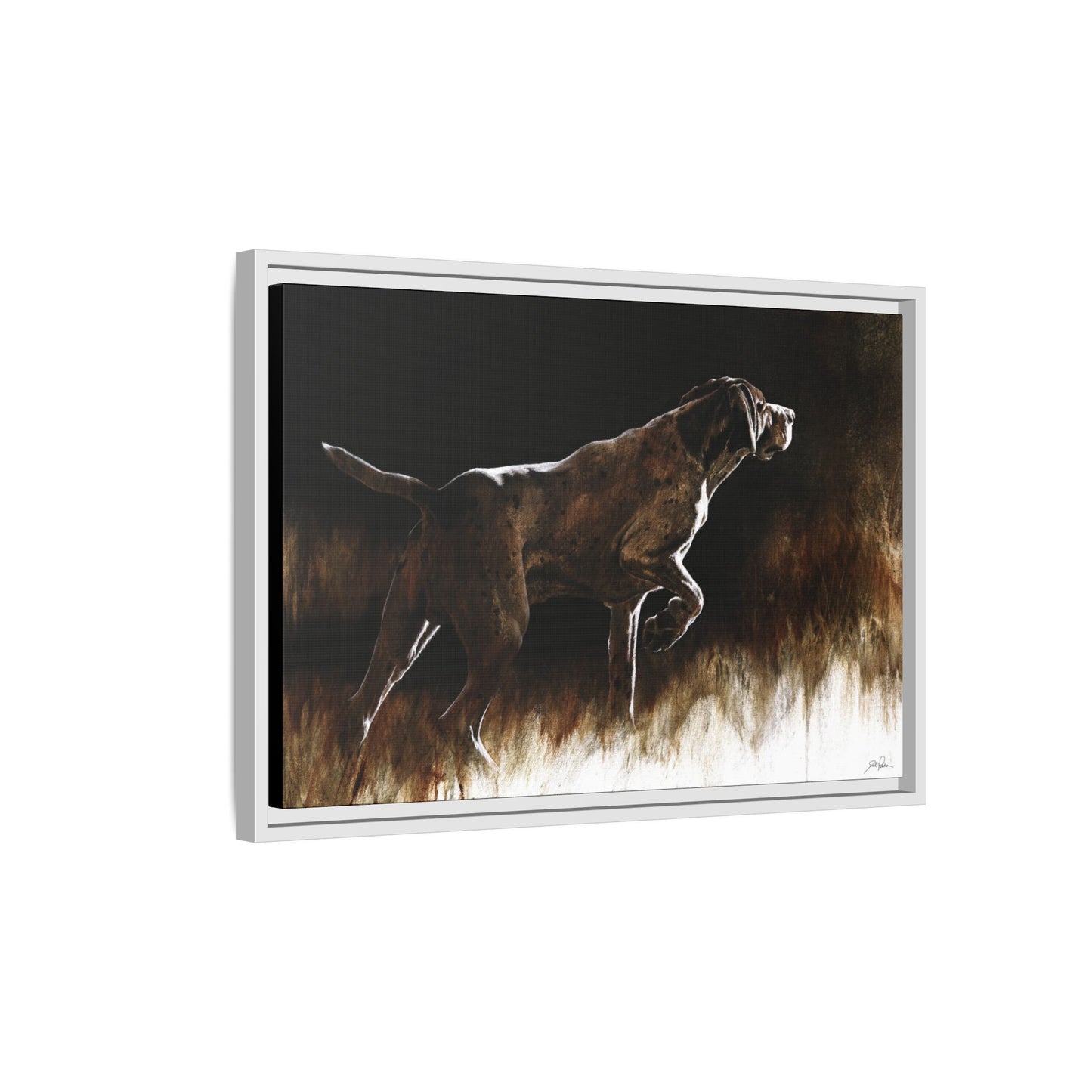 "On Point" Framed Canvas