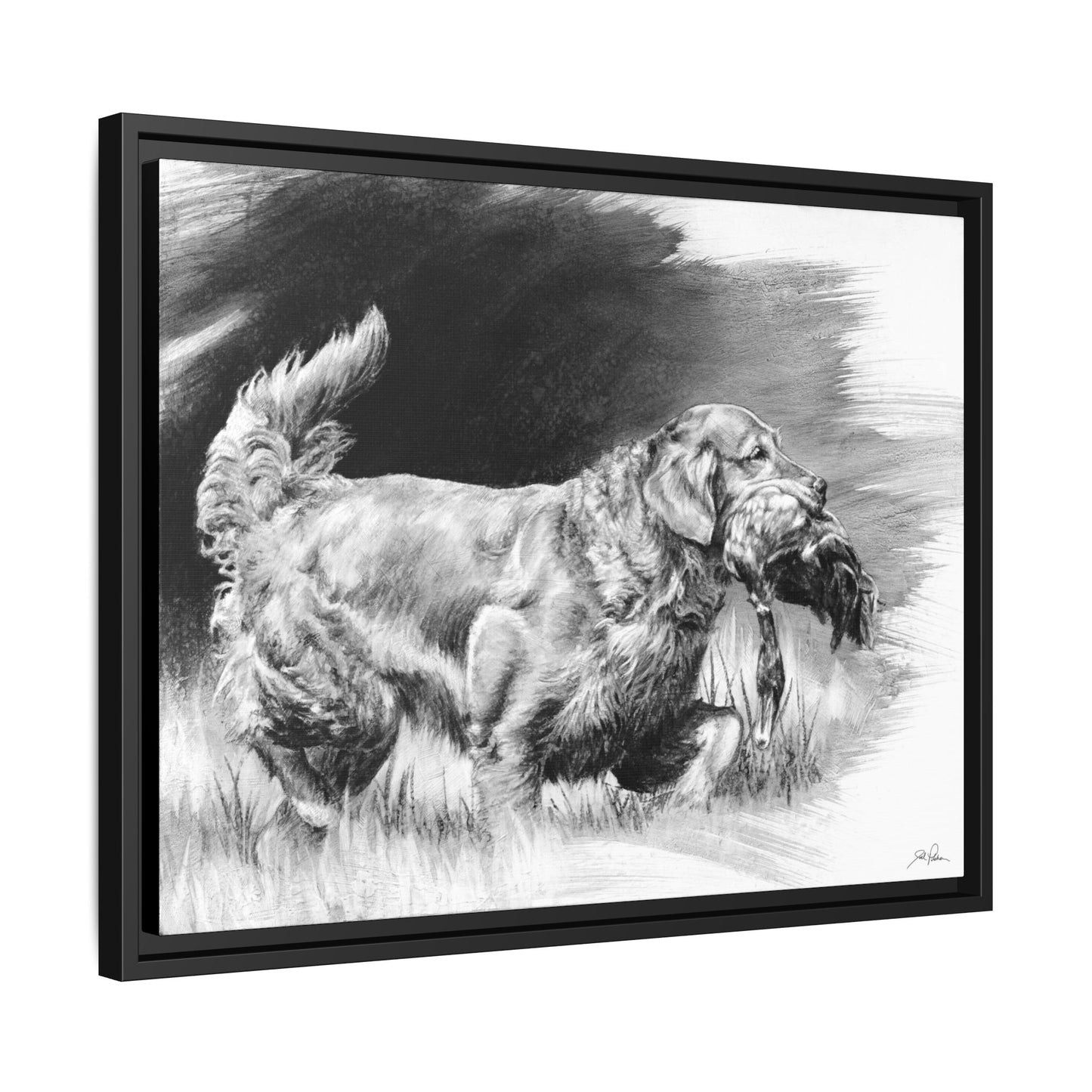 "Good Dog" Framed Canvas