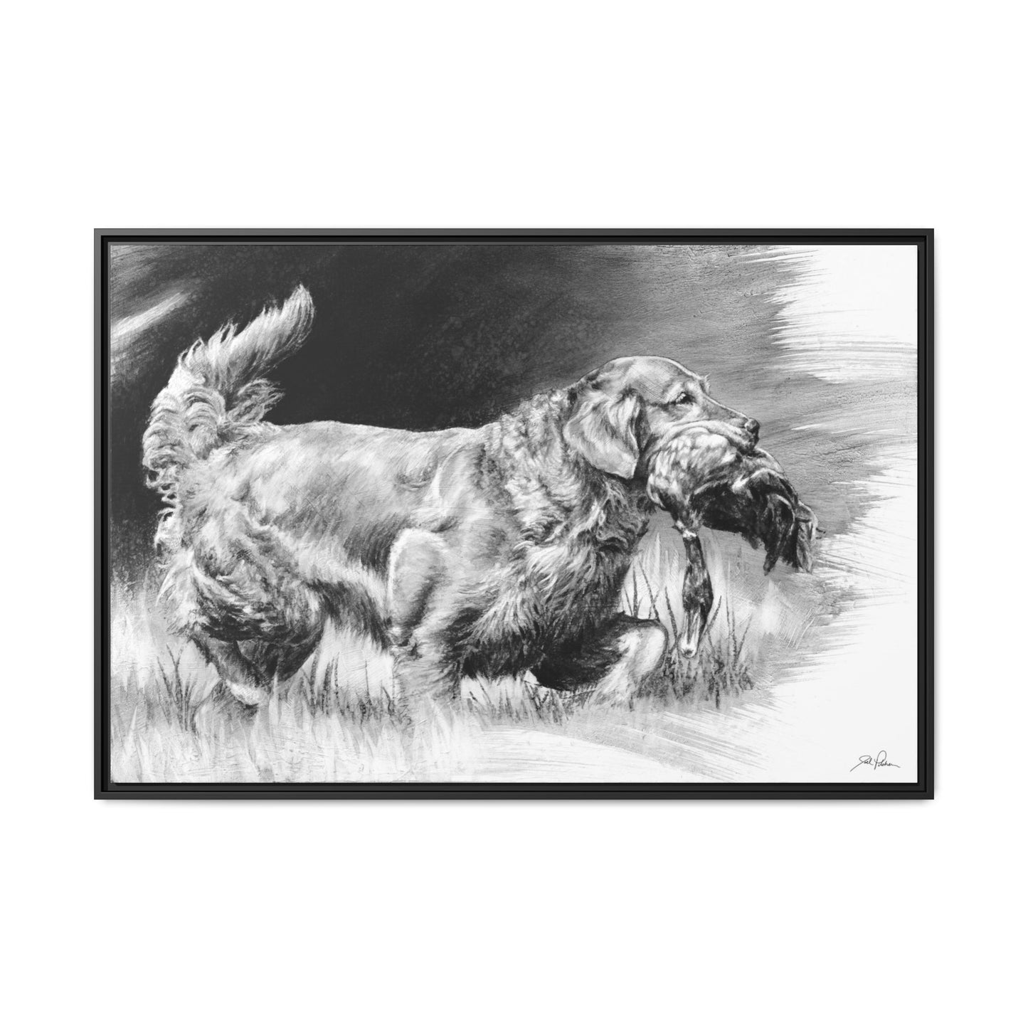 "Good Dog" Framed Canvas