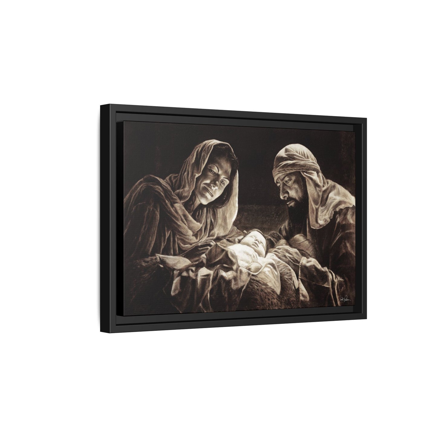 "Light of the World" Framed Canvas