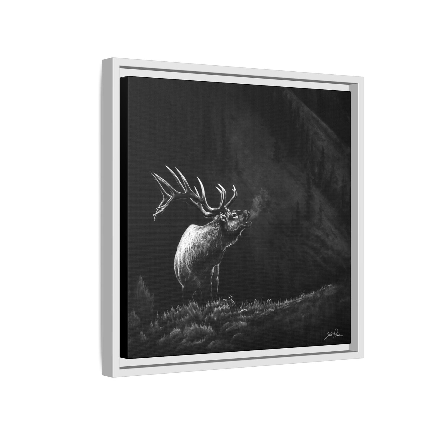 "Mountain Monarch" Framed Canvas