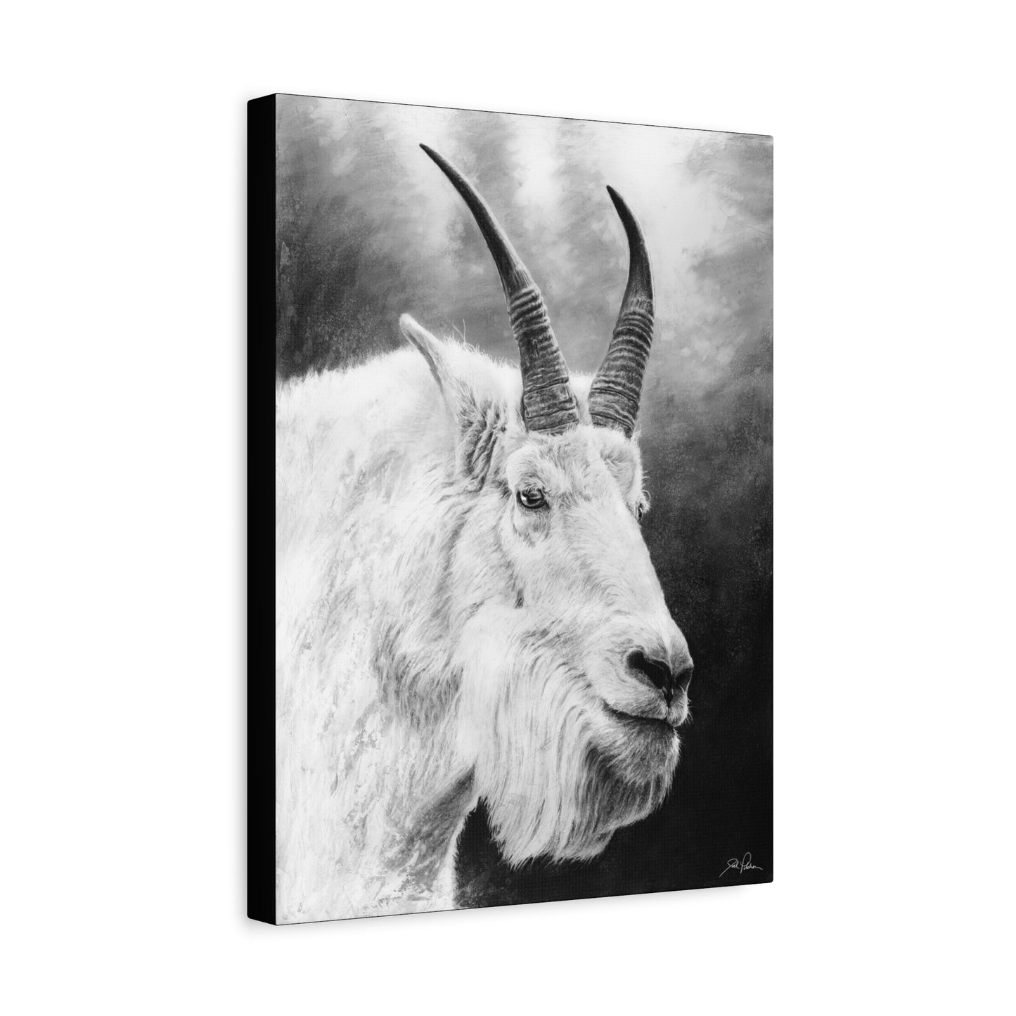 "G.O.A.T." Stretched Canvas