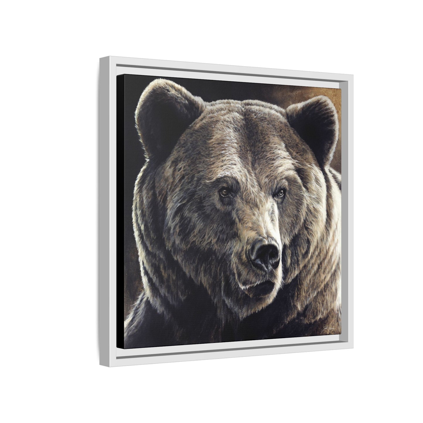 "Kodiak" Framed Canvas