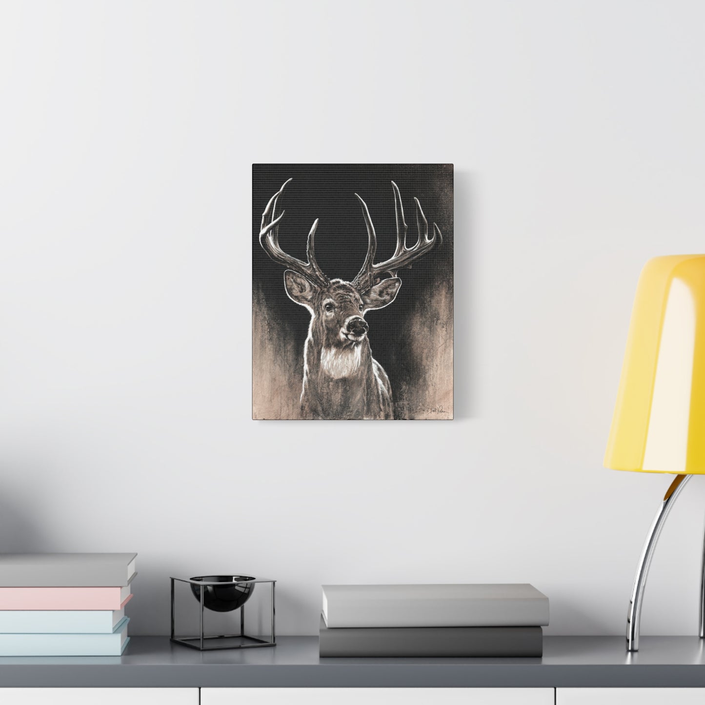 "Backlit Buck" Stretched Canvas