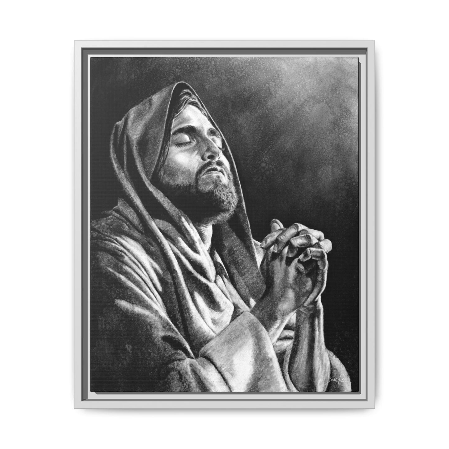 "Thy Will Be Done" Framed Canvas