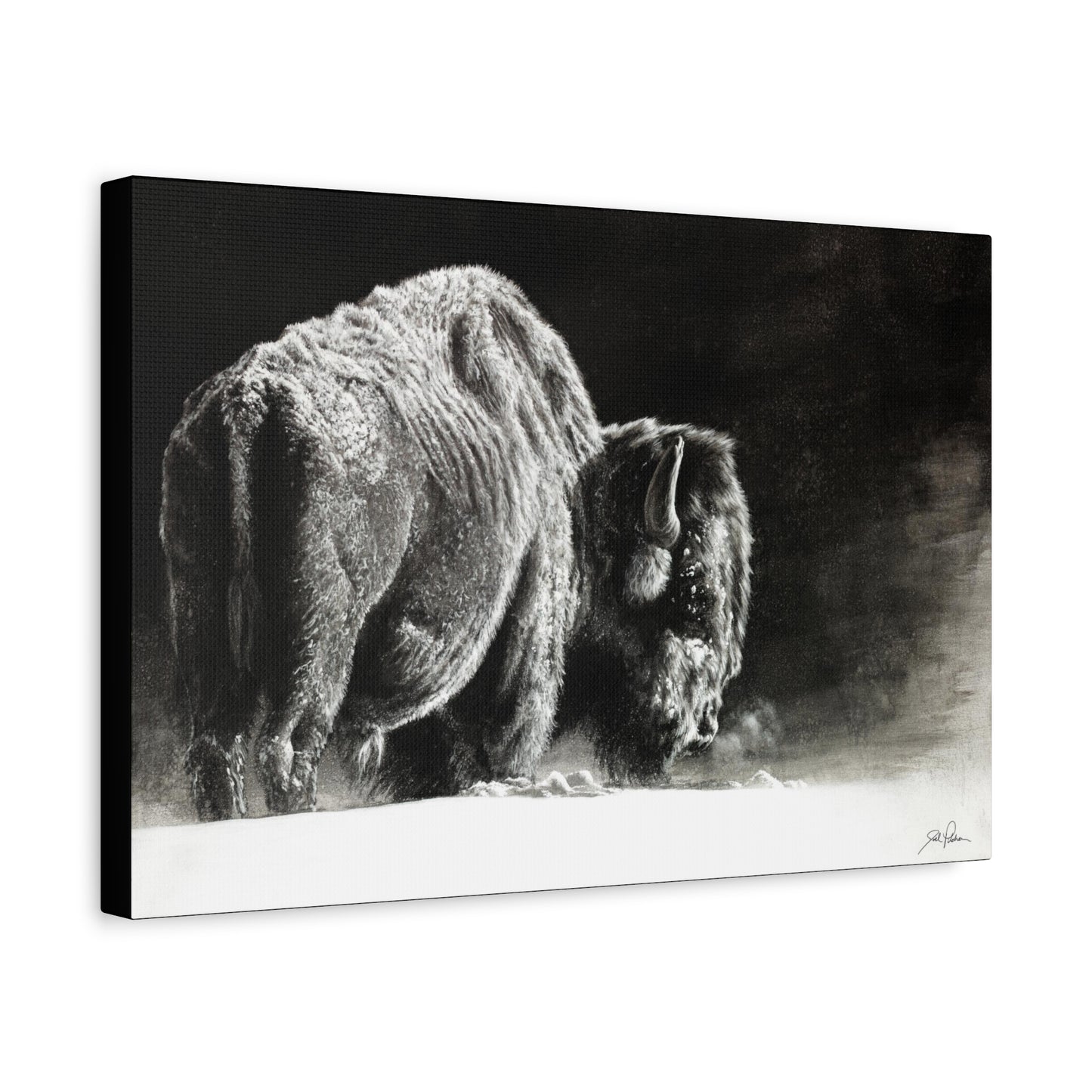 "Frosty" Stretched Canvas